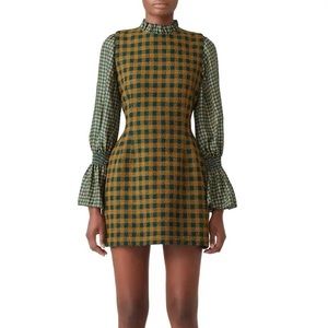 Sea New York Green Ethno Combo Dress